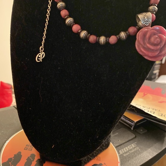 Carolyn Pollock Design in pink and silver and darker pink spacer beads Rhodonite - Picture 10 of 10
